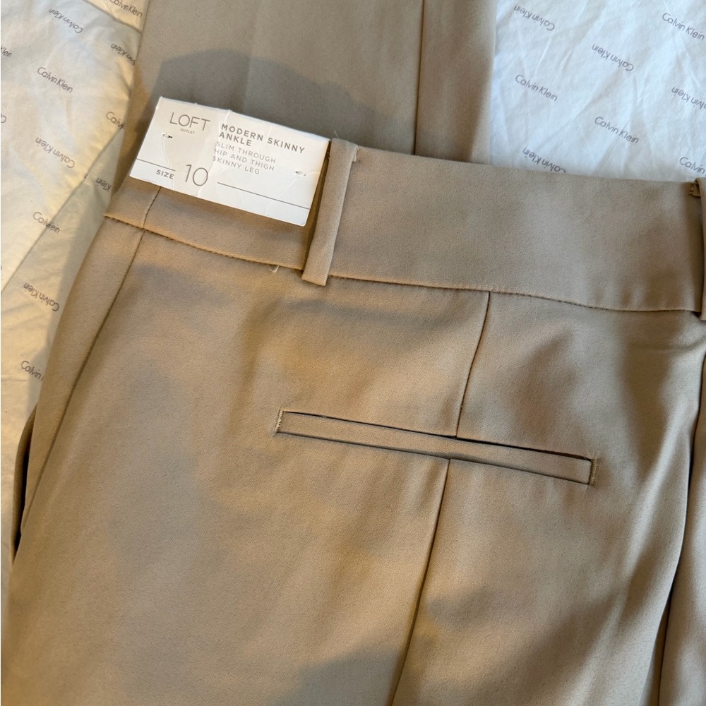LOFT Modern Skinny Ankle Women’s Dress Pants Size 10 NWT - Picture 3 of 3